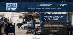 Desktop Screenshot of gunterautomotive.com